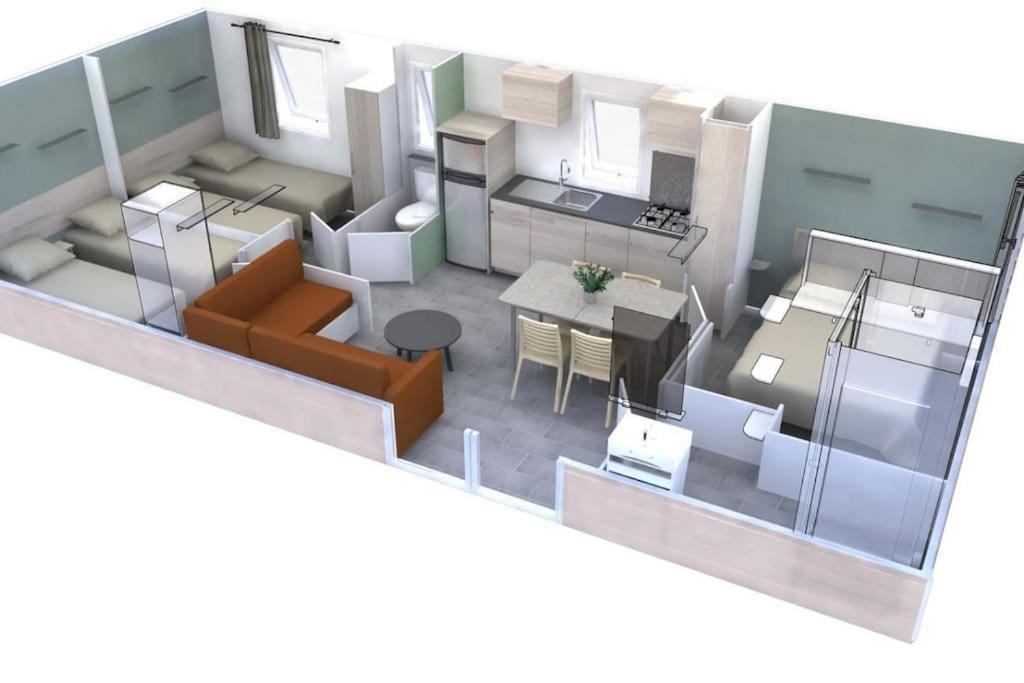 Calvi Mobil-Home Neuf Particulier Sur Camping ลูมิโอ ภายนอก รูปภาพ